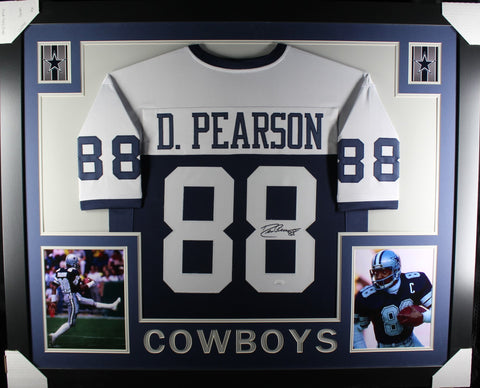Drew Pearson framed autographed throwback jersey "Skyline Style"