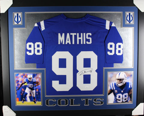 robert-mathis-framed-autographed-blue-jersey-1