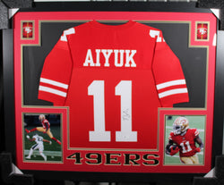 brandon-aiyuk-framed-autographed-red-jersey-1