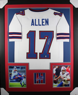 josh-allen-framed-autographed-white-jersey-1