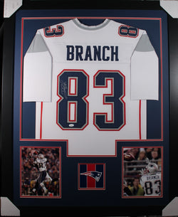deion-branch-framed-autographed-white-jersey