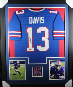 gabriel-davis-framed-autographed-blue-jersey-1