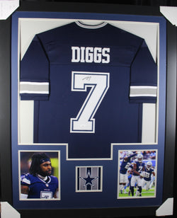 trevon-diggs-framed-autographed-blue-jersey-1