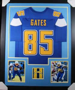 antonio-gates-framed-autographed-color-rush-jersey