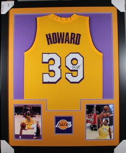 dwight-howard-framed-autographed-yellow-jersey