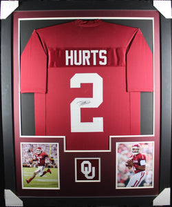 jalen-hurts-framed-autographed-college-jersey-1
