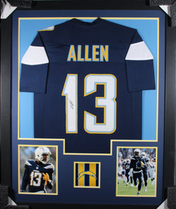 copy-of-keenan-allen-framed-autographed-dark-blue-jersey