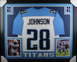 chris-johnson-framed-autographed-white-jersey