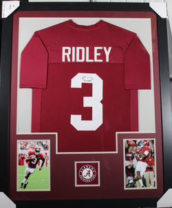 calvin-ridley-framed-autographed-crimson-jersey-1