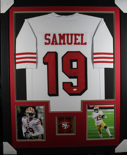 deebo-samuel-framed-autographed-red-jersey-2