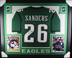 miles-sanders-framed-autographed-green-jersey-1