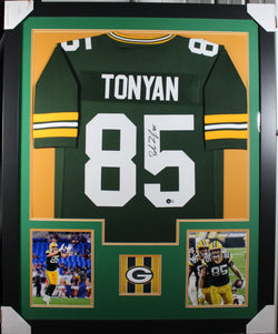 robert-tonyan-framed-autographed-green-jersey